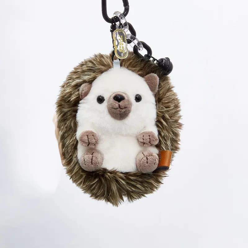The Green Party Hedgehog Lulu Plush Keychain Cute Anime Goods Accessory 2