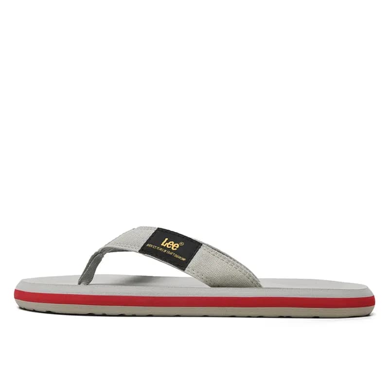 Lee Rubber Sole Stitching Odor Resistant Abrasion Resistant Slip Resistant Quick Drying Flip Flops Men's Black 31