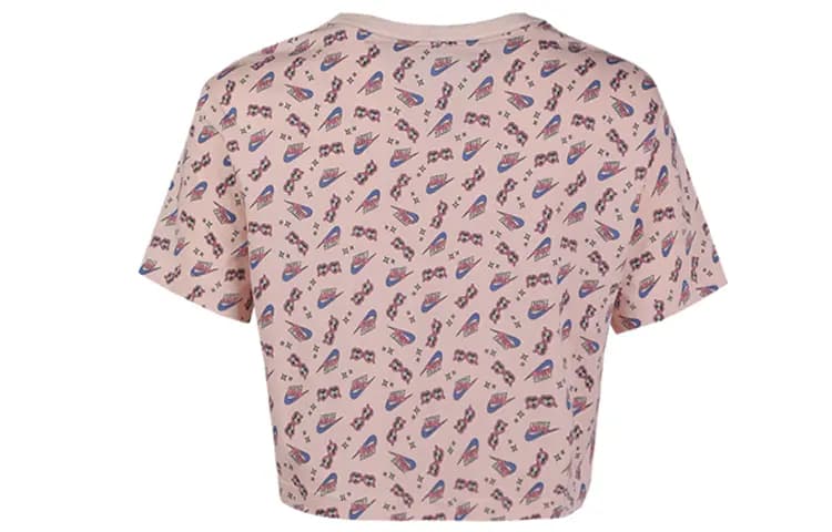Nike Sportswear Printli T-Shirt Qadın Çəhrayı 2