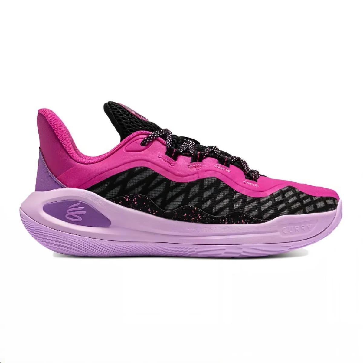 Under Armour Curry 11 GD Uşaq Basketbol Ayaqqabısı Bənövşəyi 2