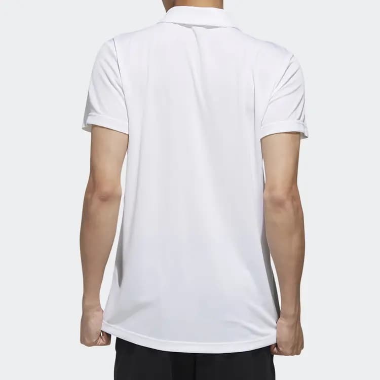 adidas Training Short Sleeve Polo Shirt Men's White 5