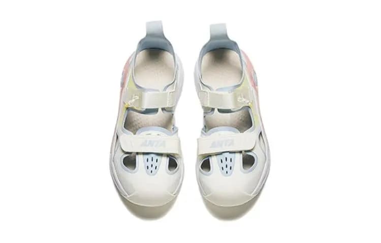 Anta Kids Anti-Slip Wear-Resistant Lightweight Breathable Children's Sandals Blue-White 4