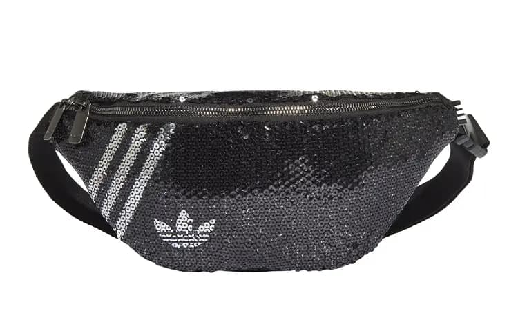 Adidas Originals Polyester Sling Bag, Fanny Pack Regular Unisex Black