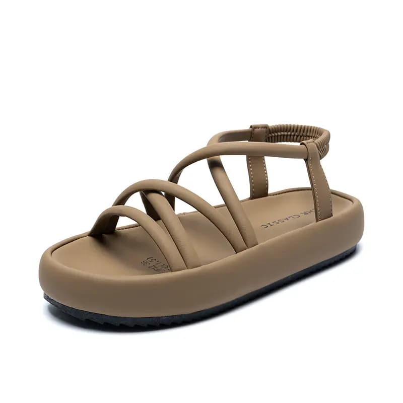 ZHR Qadın Dəri Sandal 3.5sm 8
