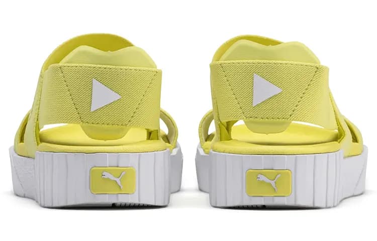PUMA Selena Gomez X PUMA Cali Sandal Yellow Women's 4
