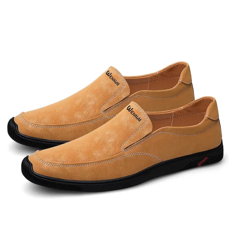 Wen Nai Beanie Shoes Men's Yellow 5