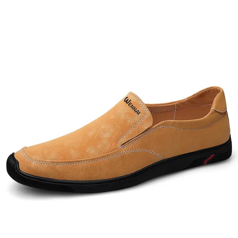 Wen Nai Beanie Shoes Men's Yellow 2