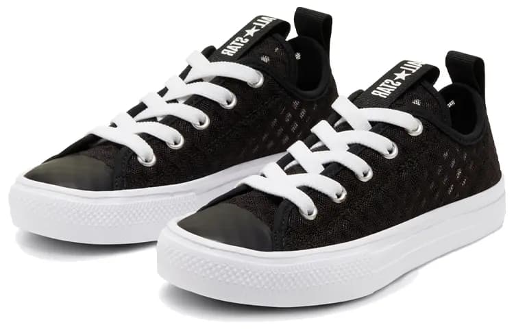 Converse Chuck Taylor All Star Anti-Slip Wear-Resistant Low-Top Canvas Shoes Black Teenagers 3