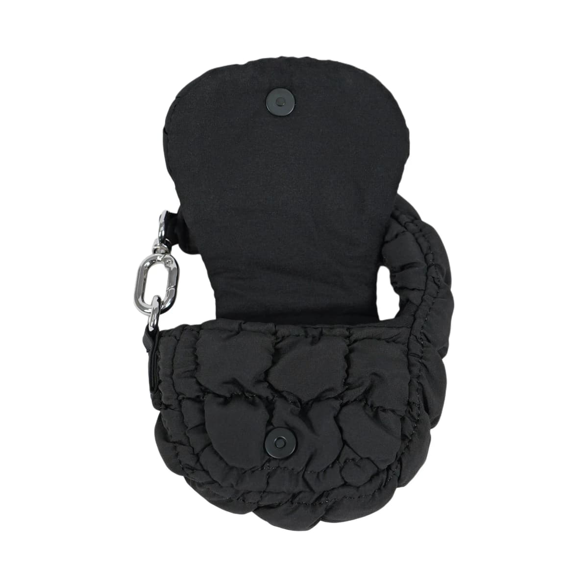 COS Polyester Qulaqlıq Qabı Qadın Qara 3