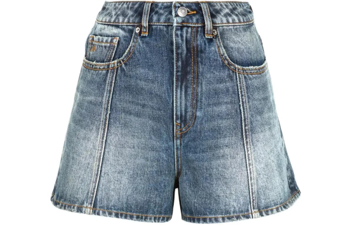 ARMANI EXCHANGE SS24 Qadın Denim Şort İndigo