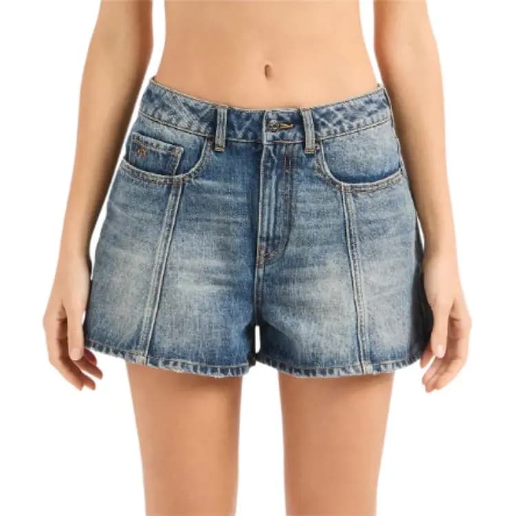 ARMANI EXCHANGEAE SS24 Denim Shorts Women's Indigo 4