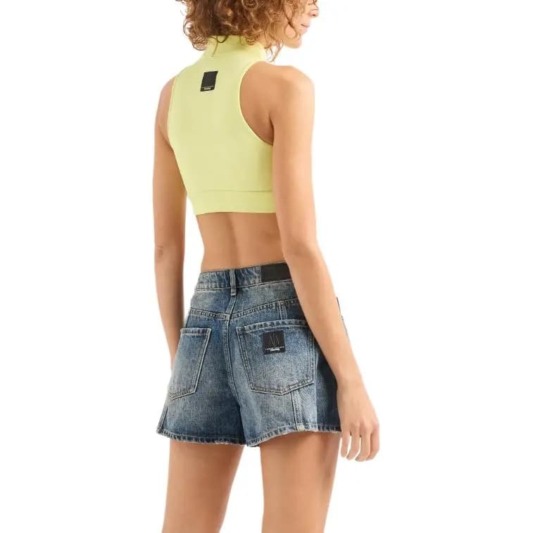 ARMANI EXCHANGEAE SS24 Denim Shorts Women's Indigo 3
