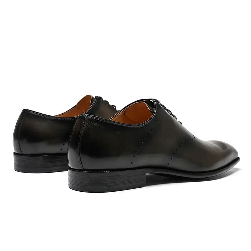 ASTON M.JAZZ Men's Top-Grain Leather Trendy Versatile Commuter Dress Shoes 13