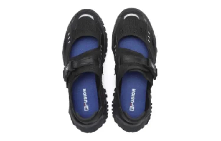 FILA FUSION Hard Candy Qadın Çimərlik Sandalı Qara 3