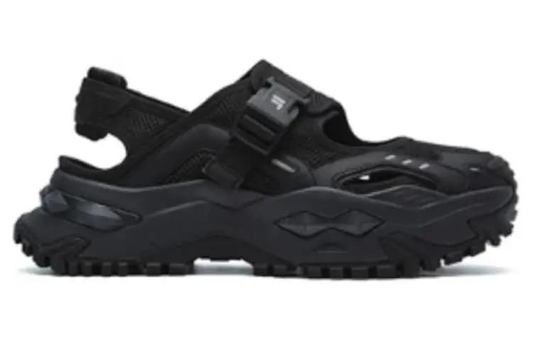 FILA FUSION Hard Candy Qadın Çimərlik Sandalı Qara 2