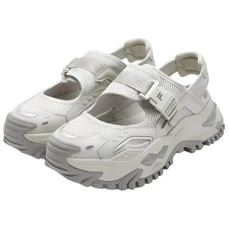 FILA FUSION BIANCO Qadın Sandalı Gümüşü 5