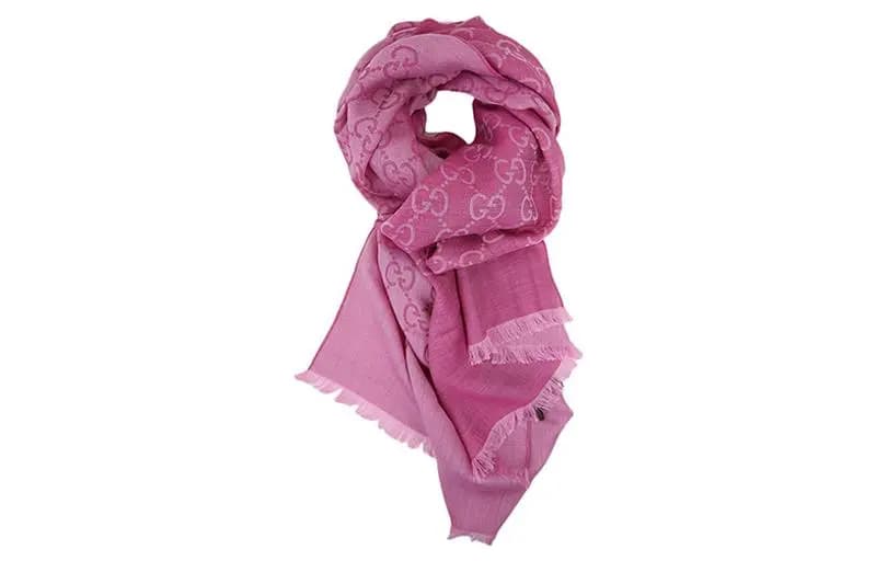GUCCI Double G Jacquard Fringe Şərf Qadın