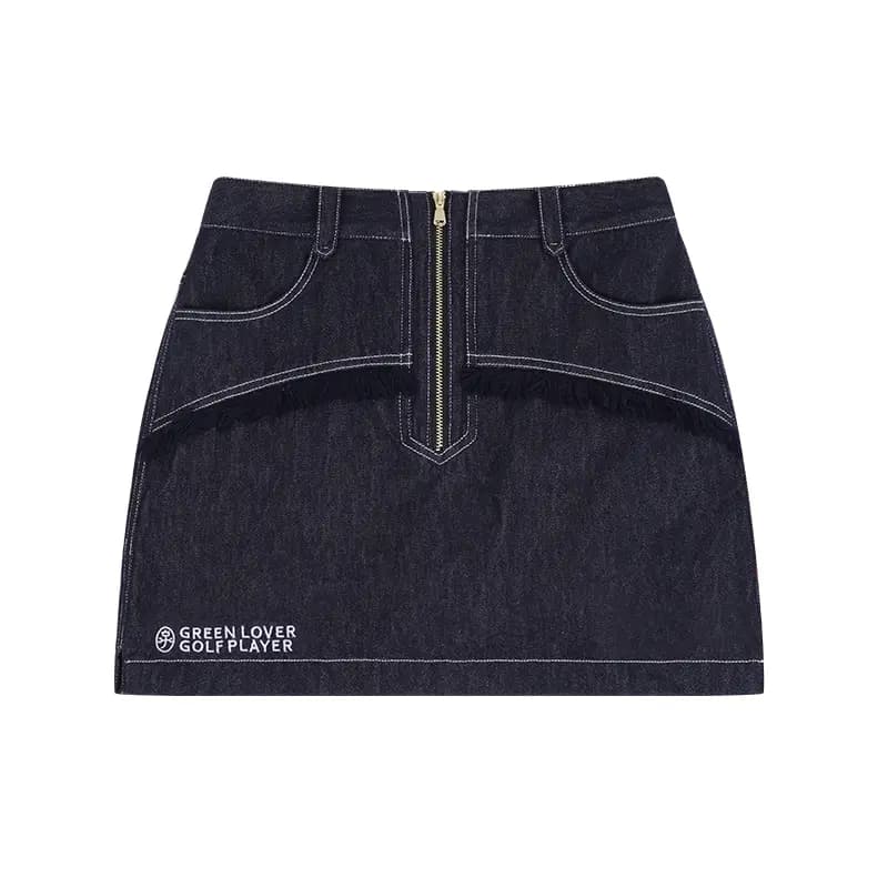 CASTELBAJAC Denim Short Skirts Women's Blue