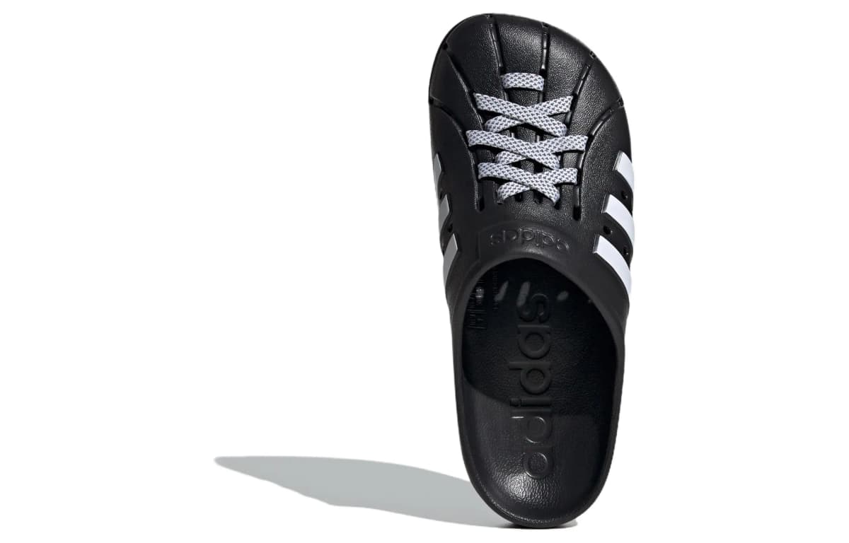 Adidas Adilette Clogs 'Black White' 5