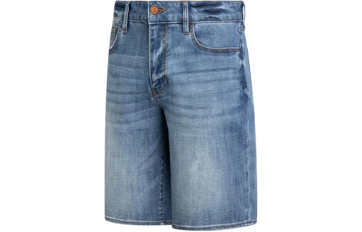 ARMANI EXCHANGE AE SS24 Denim Kişi Şortu Mavi 3
