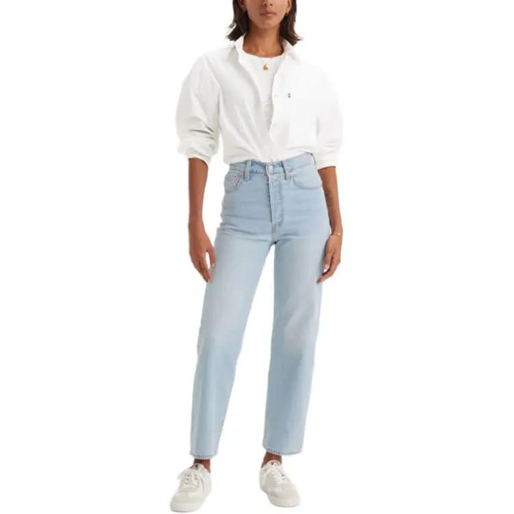 Levi's Cool Series Qadın Cins Şalvar Açıq Mavi 4