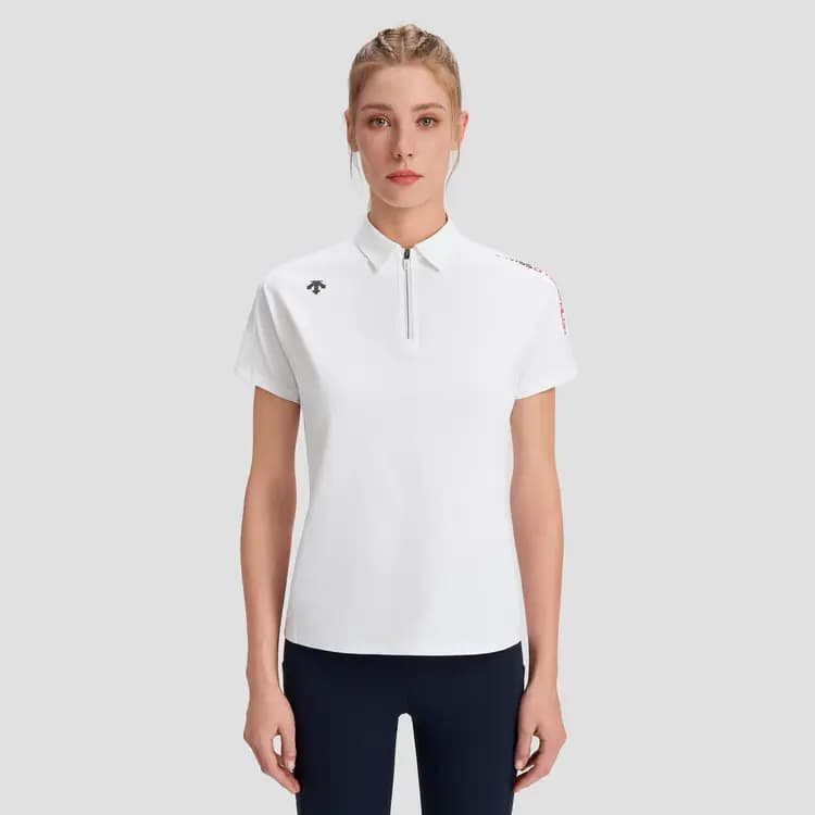 DESCENTE Running Series Qadın Polo Köynəyi 8