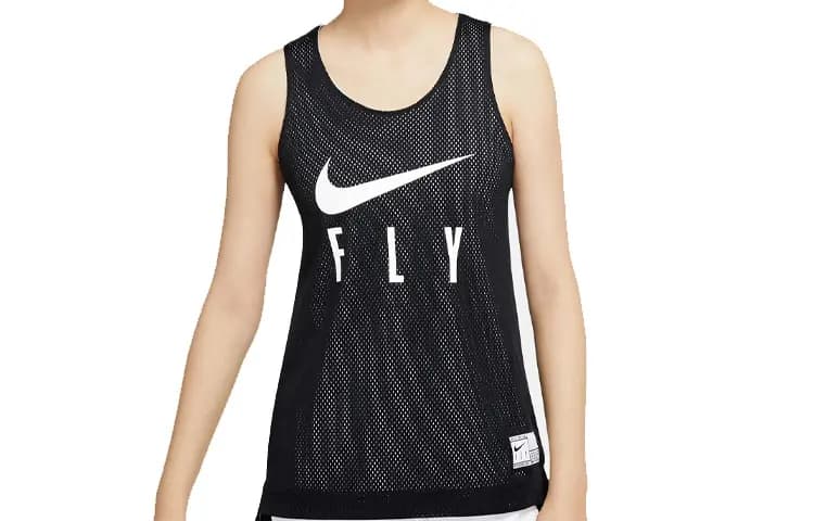 Nike Basketbol Köynəyi Qadın Qara