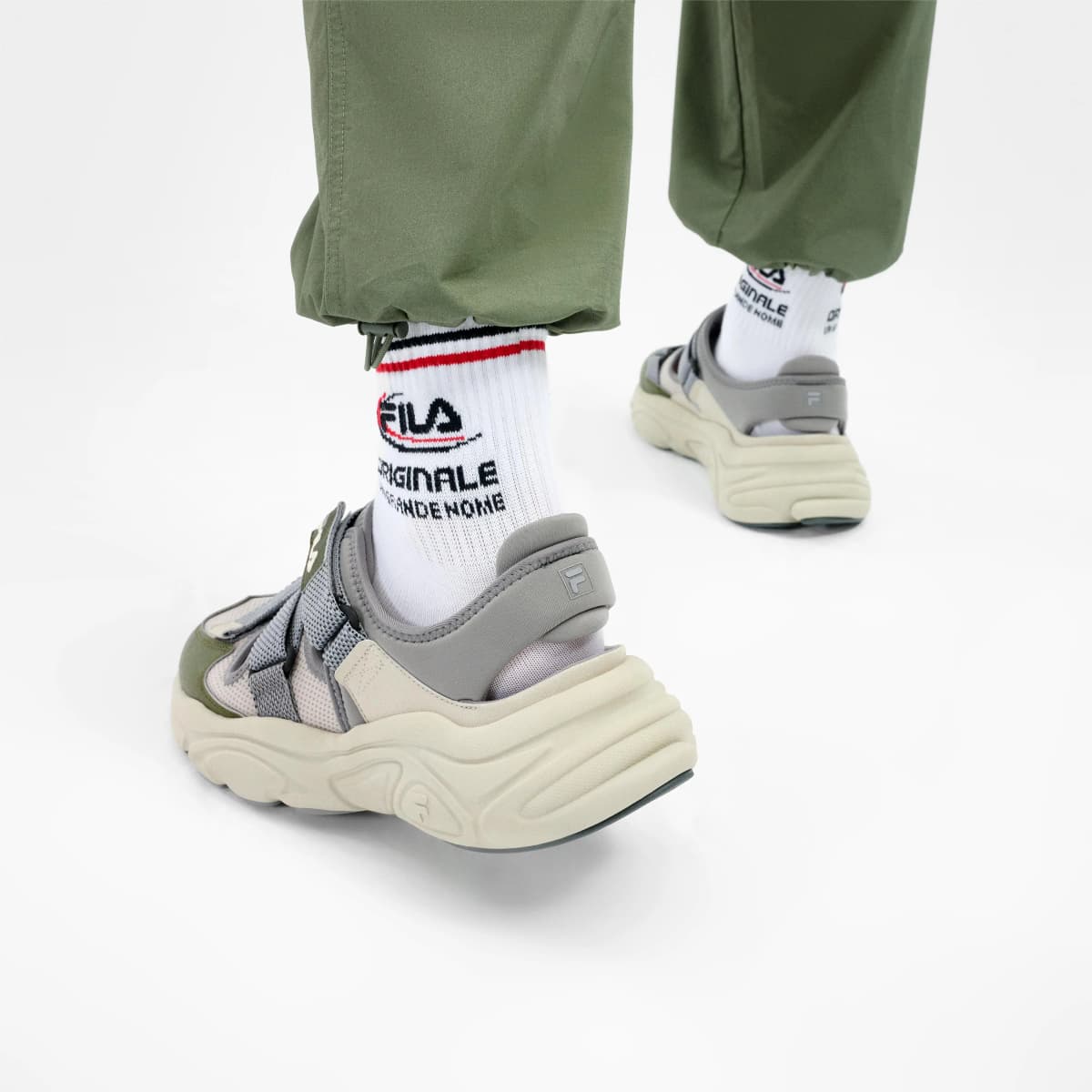 FILA MARS SANDAL Beach Sandals Men's Sky Gray 8