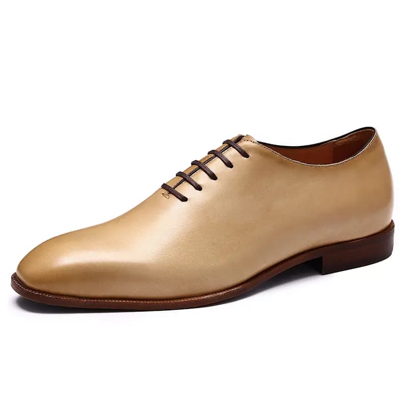 ASTON M.JAZZ Top Layer Leather Business Pointed Toe Handmade Formal Dress Shoes Men's