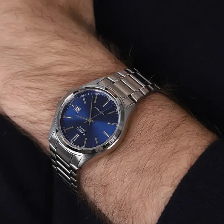 CASIO Men Standard Series Blue Watch MTP-1183A-2A 5
