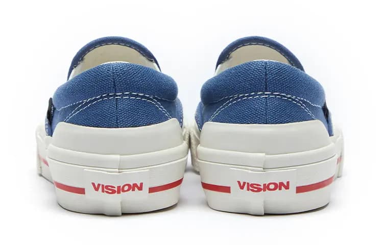 Vision Street Wear Alçaqboğazlı Uşaq Kətan Ayaqqabısı Mavi 5
