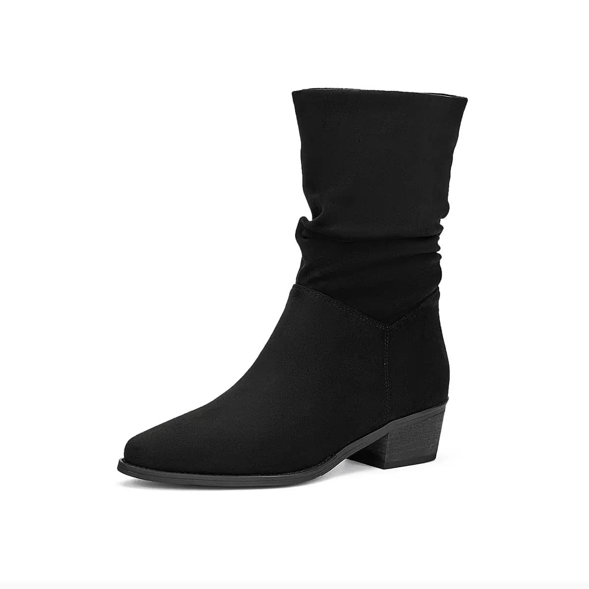 GEMEIQ Fabric Elegant High Boots 4.5cm Women's
