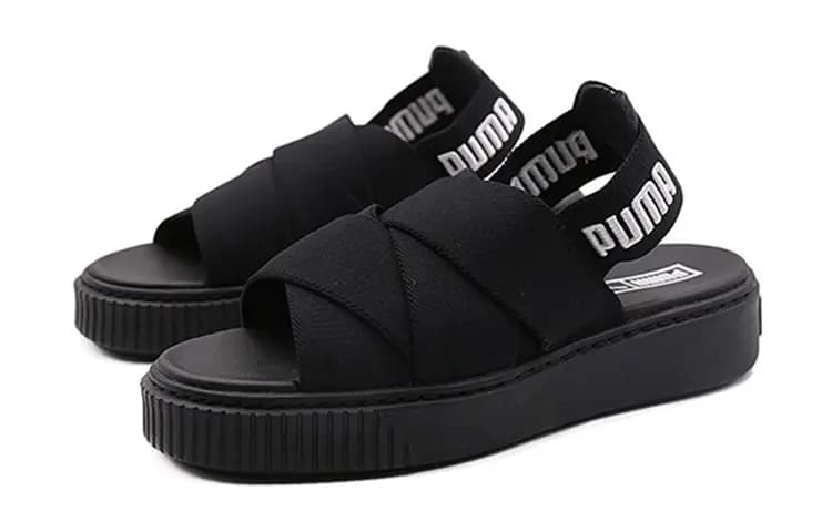 PUMA Platform Sandal 'Black' Women's 3
