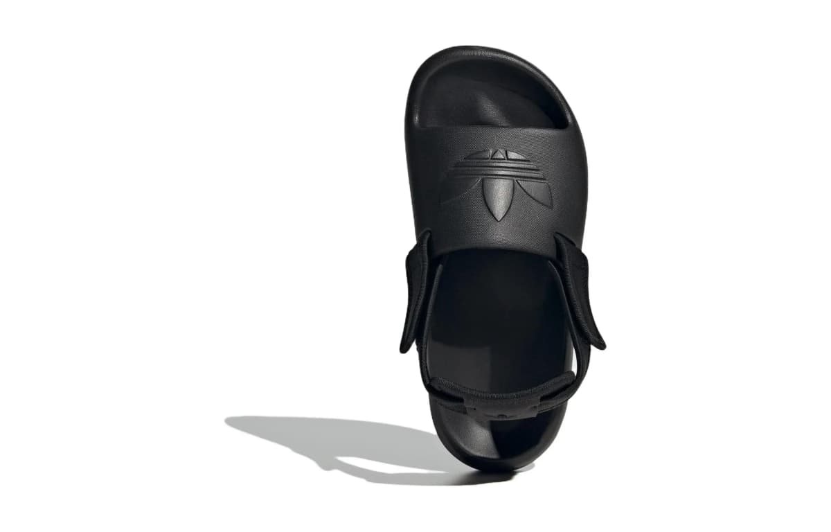 Adidas AdiFOM Adilette Slide J 'Triple Black' 5