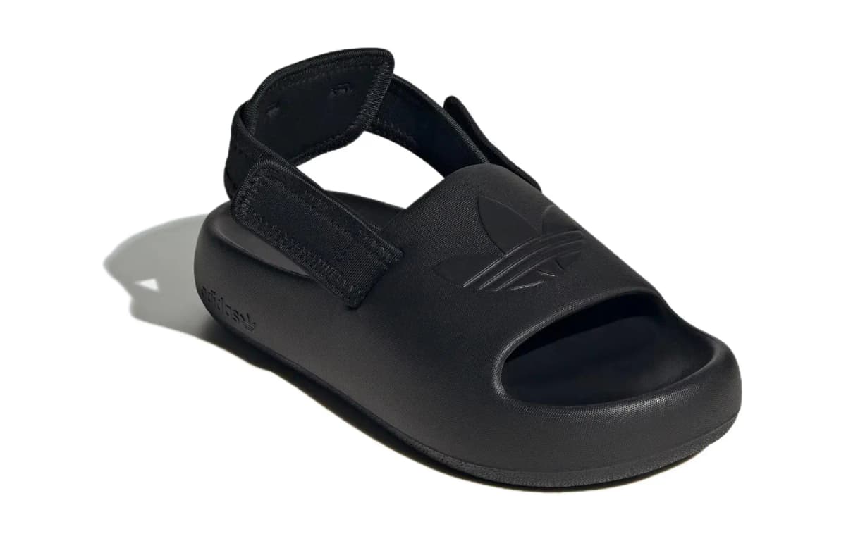 Adidas AdiFOM Adilette Slide J 'Triple Black' 3