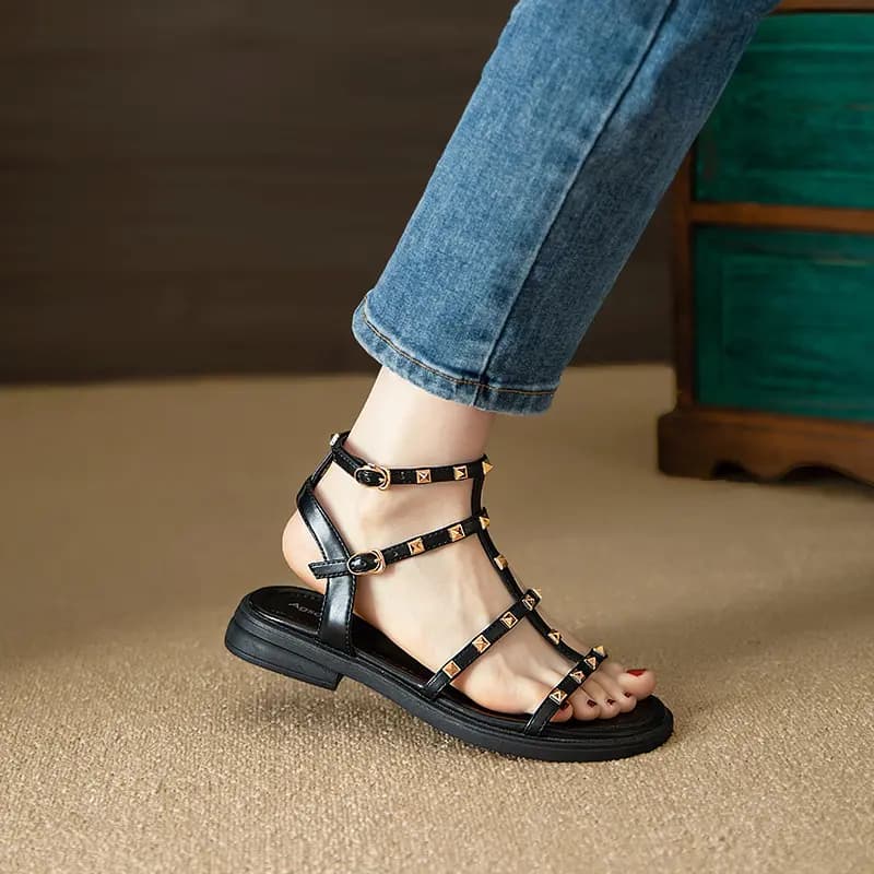 AGSDON Roman Sandals 2.5cm Women's 11