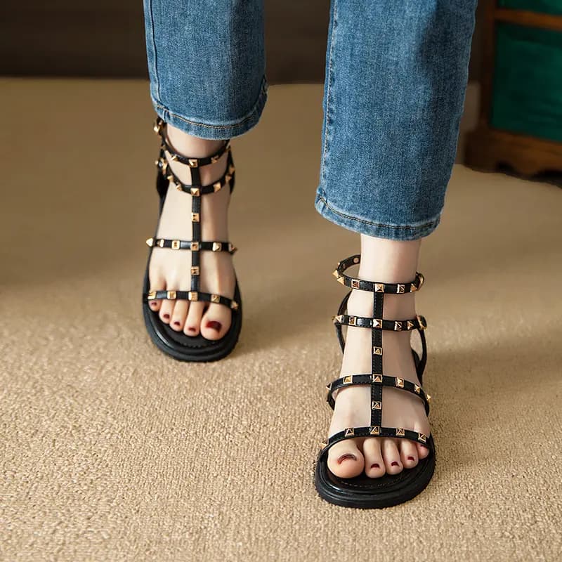 AGSDON Roman Sandals 2.5cm Women's 13