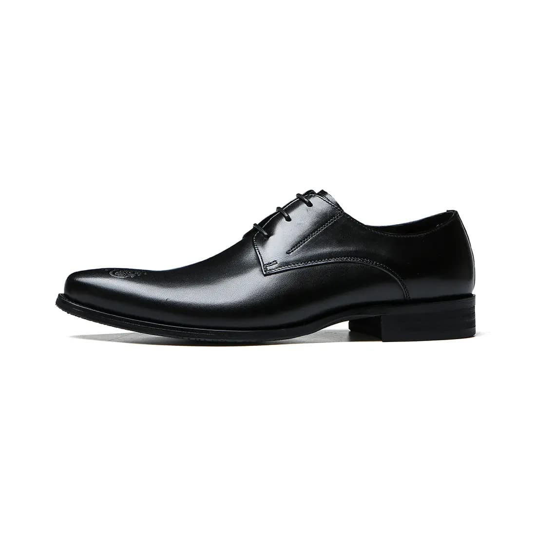 ASTON M.JAZZ Top Layer Cowhide Leather Large Size Soft Sole British Brogue Business Formal Leather Shoes Men's