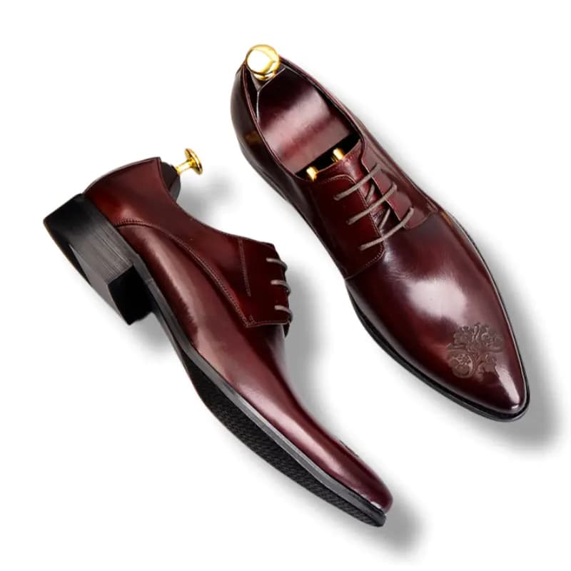 ASTON M.JAZZ Top Layer Cowhide Leather Large Size Soft Sole British Brogue Business Formal Leather Shoes Men's 11