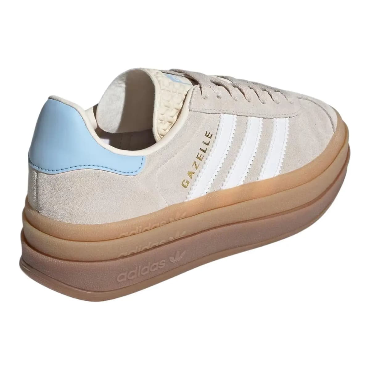Adidas Gazelle Bold Wonder Uşaq İdman Ayaqqabısı Ağ/Mavi 4