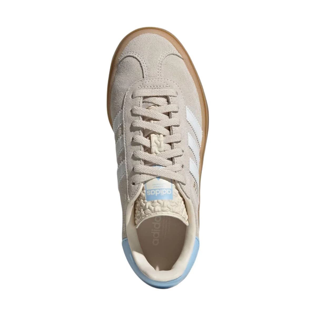 Adidas Gazelle Bold Wonder Uşaq İdman Ayaqqabısı Ağ/Mavi 5