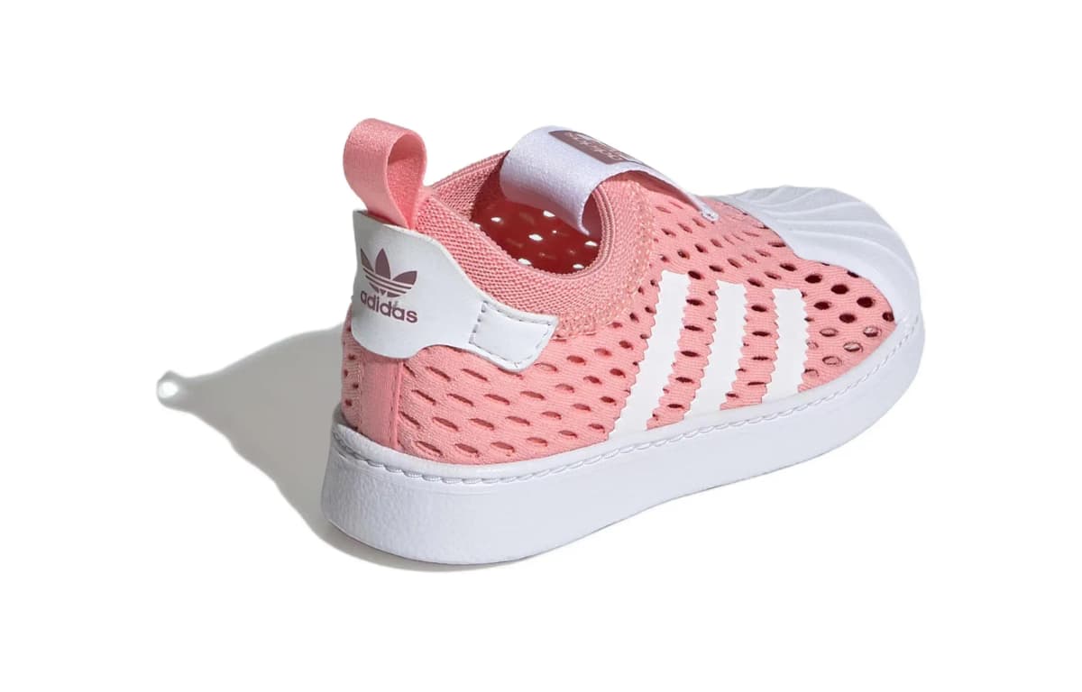 adidas Originals 360 2.0 Körpə İdman Ayaqqabısı Çəhrayı/Ağ 4