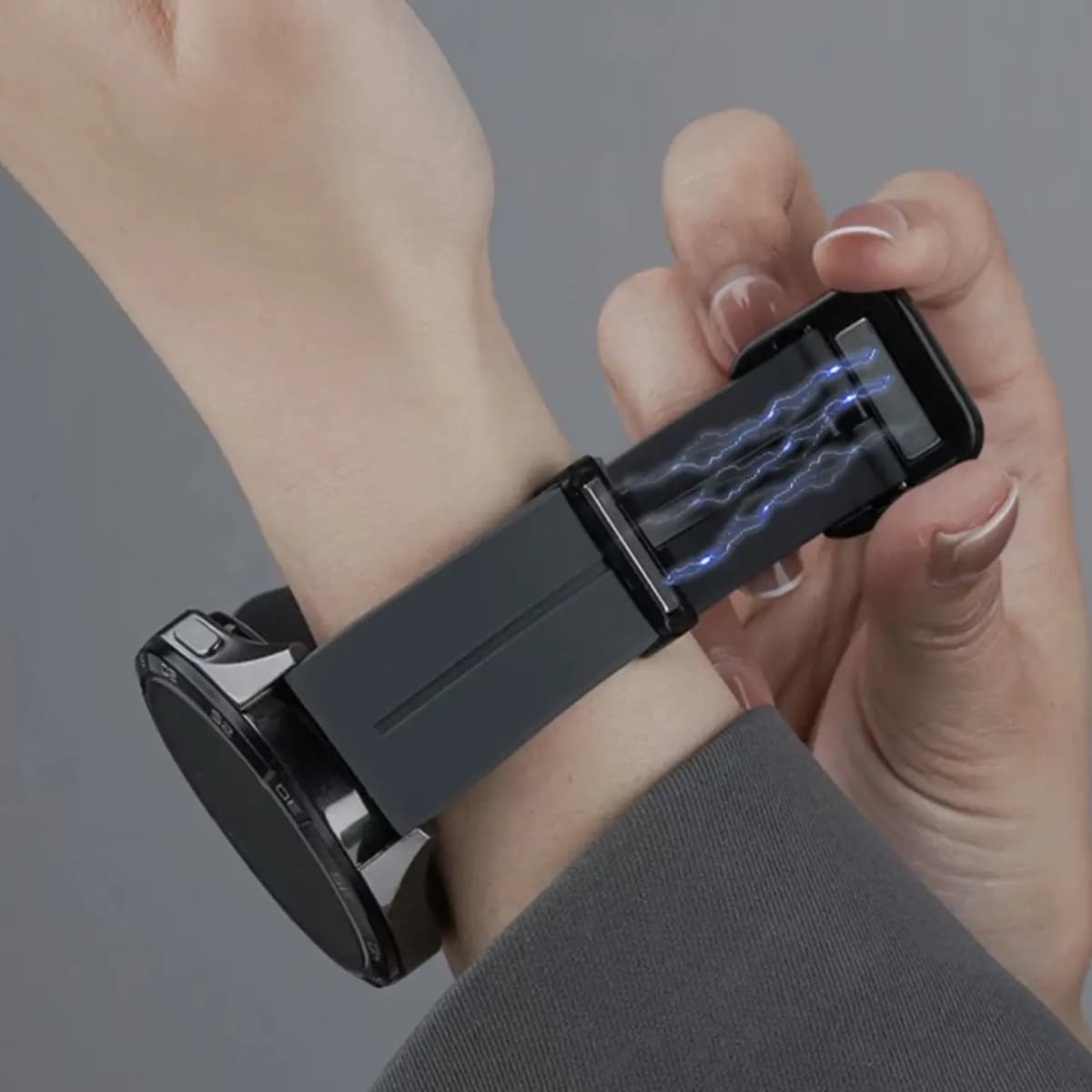 CHENSONG Watch Band COROS Compatible Silicone Material Folding Magnetic Square Buckle Unisex 13