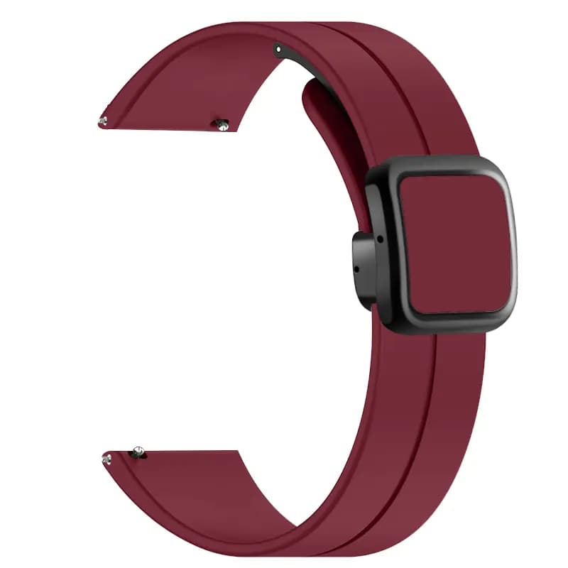 CHENSONG Watch Band COROS Compatible Silicone Material Folding Magnetic Square Buckle Unisex 7