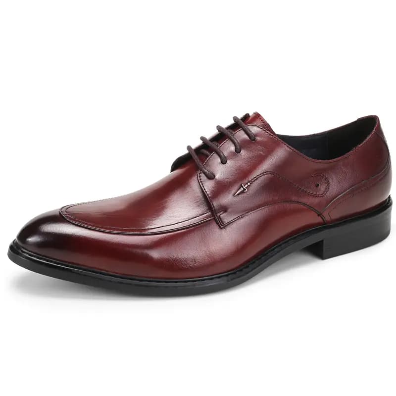 ASTON M.JAZZ Genuine Leather Korean Trendy Business Casual Formal Leather Shoes Men's