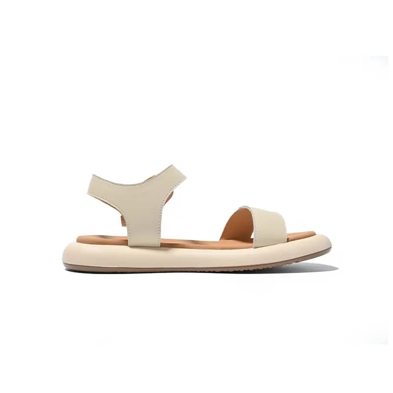 ZHR Zeze Simple Cool Comfortable Commuting Mother Shoes One-Strap Sandals 2.5cm Women's 3