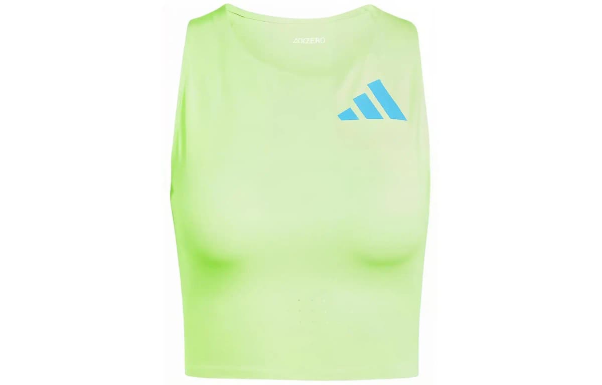 Adidas Sleeveless Sports Shirts Women's Light Green