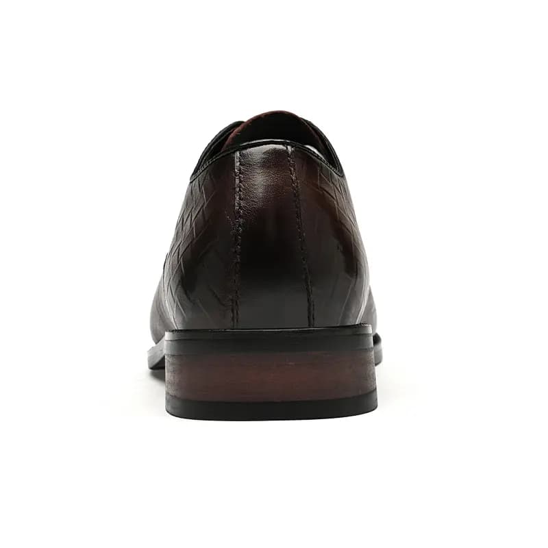 British Knight Top Layer Leather Classic Versatile Soft Comfortable Anti-Slip Commute Formal Dress Shoes Men's Black 11