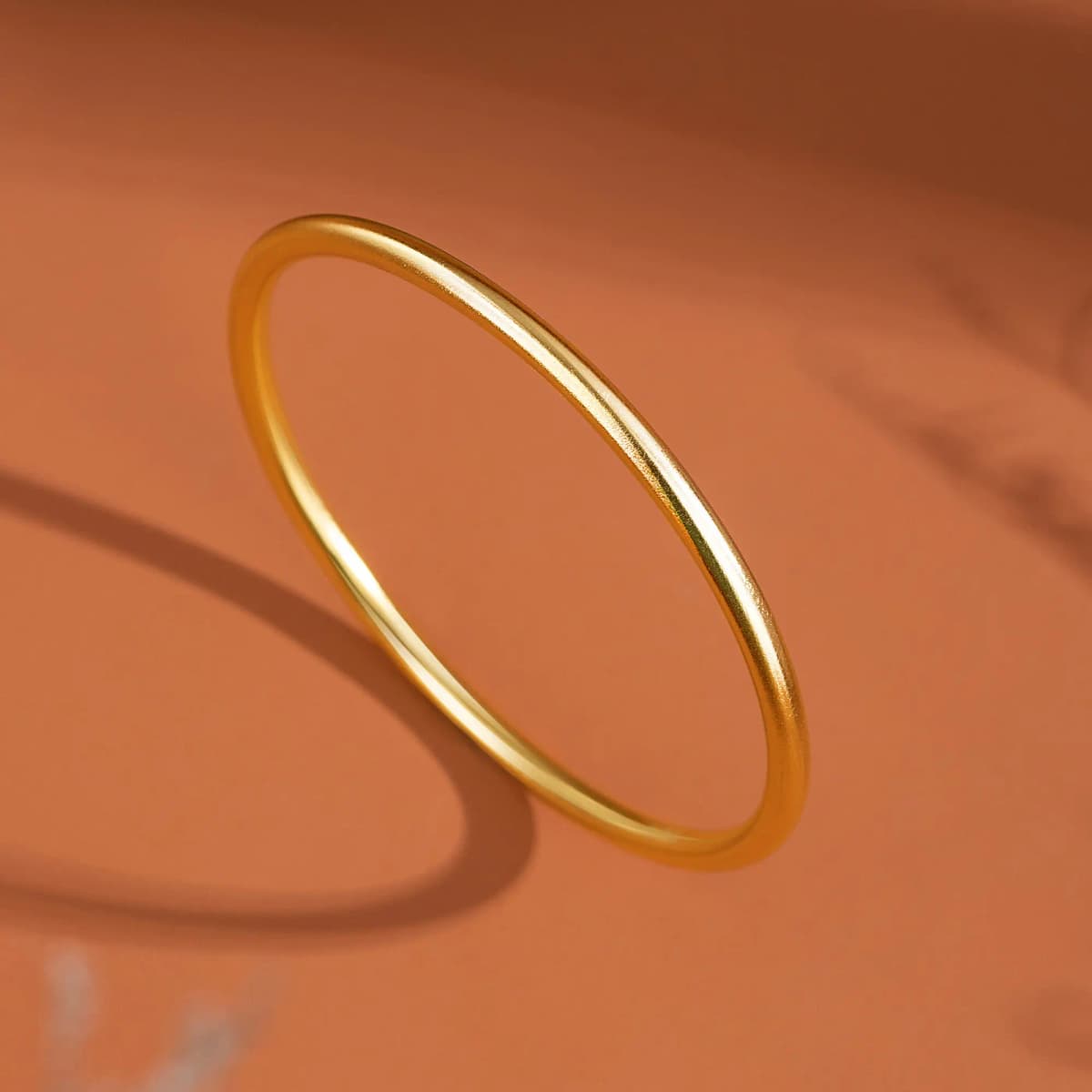 Lao Feng Xiang S999 Fine Silver Bangles Women's 17