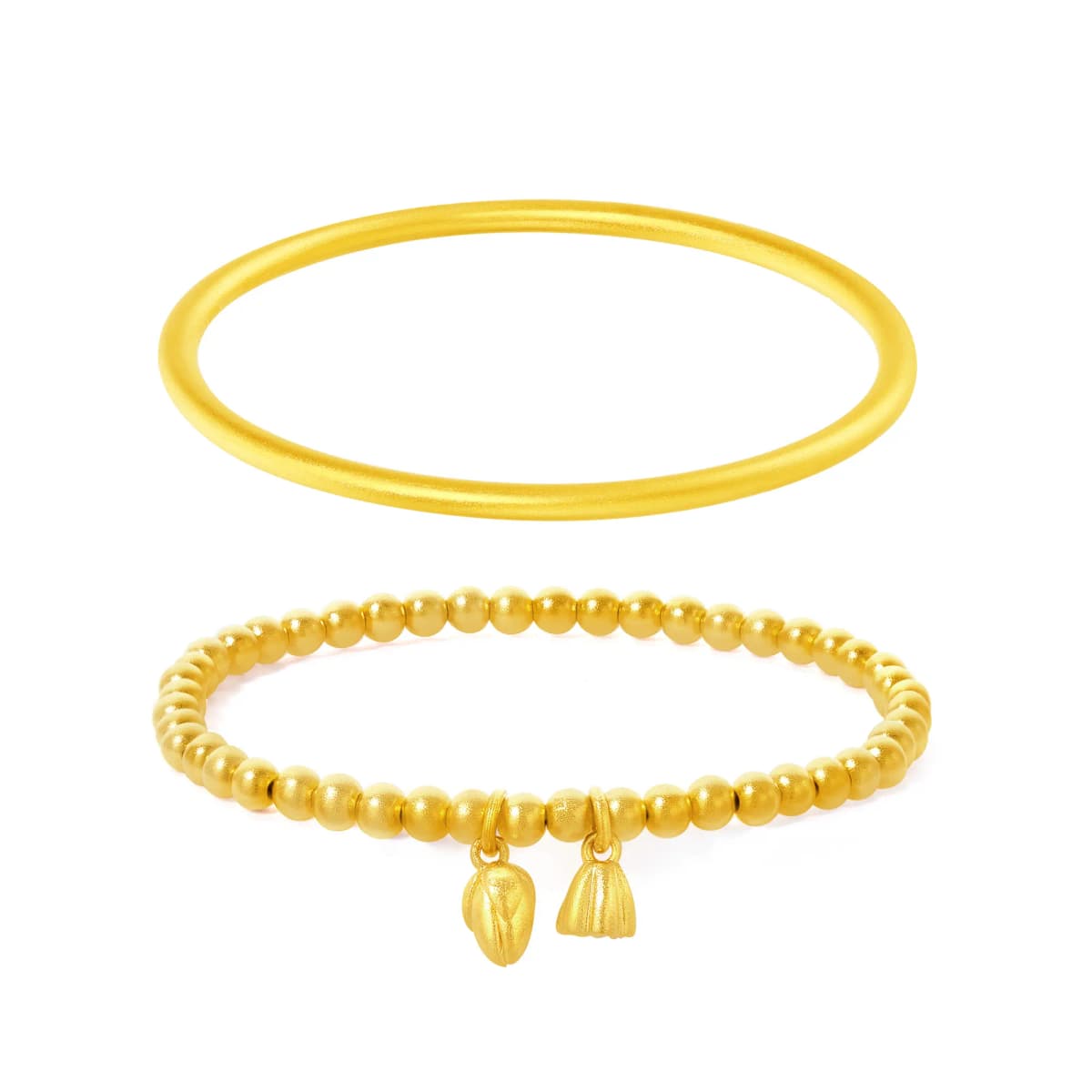 Lao Feng Xiang S999 Fine Silver Bangles Women's 13